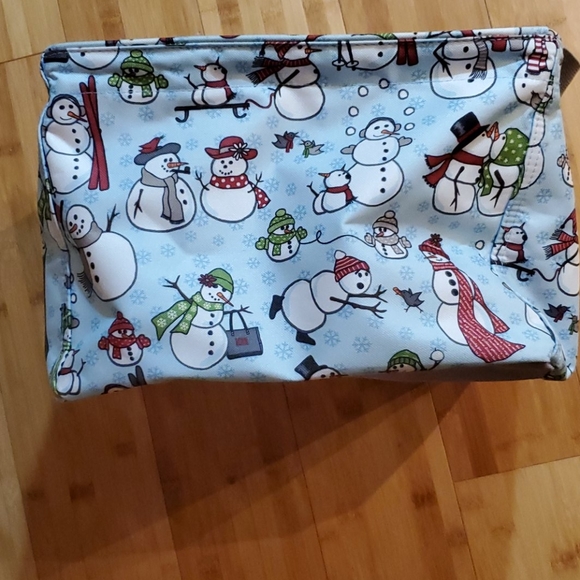 thirty-one Other - Thirty-one Square Snowman Utility Tote thirty-one Other - Thirty-one Square Snowman Utility Tote